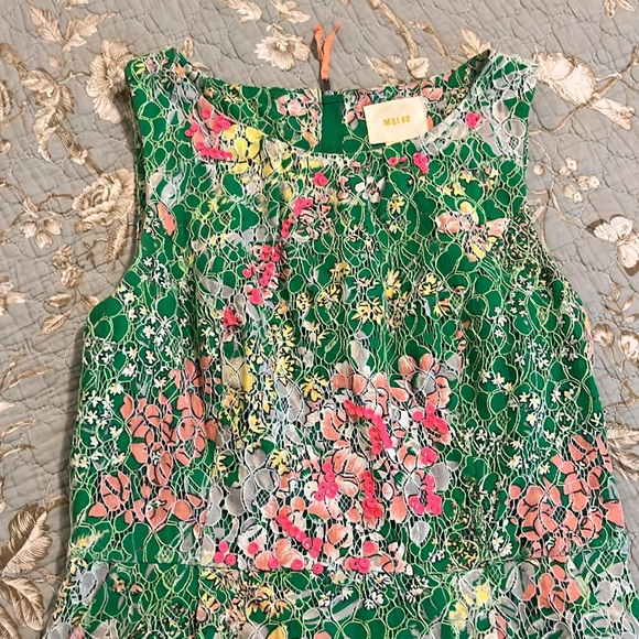 Green, Sequined Maeve Dress - 4 - Picture 4 of 7